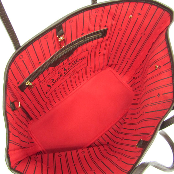 LOUIS VUITTON Brown Damier Neverfull MM Tote Bag - Picture 3 of 12